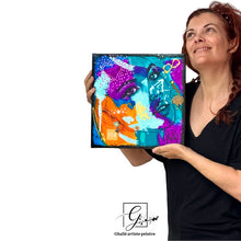Charger l&#39;image dans la galerie, Tu es Lumière - Peinture sur Toile, Signée Ghallé
