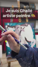 Charger et lire la vidéo dans la visionneuse de la Galerie, Maillon Essentiel - Peinture sur Toile, Signée Ghallé

